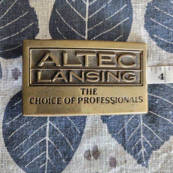 Belt Buckle - Altec Lansing The Choice of Professionals - Picture 3 of 3